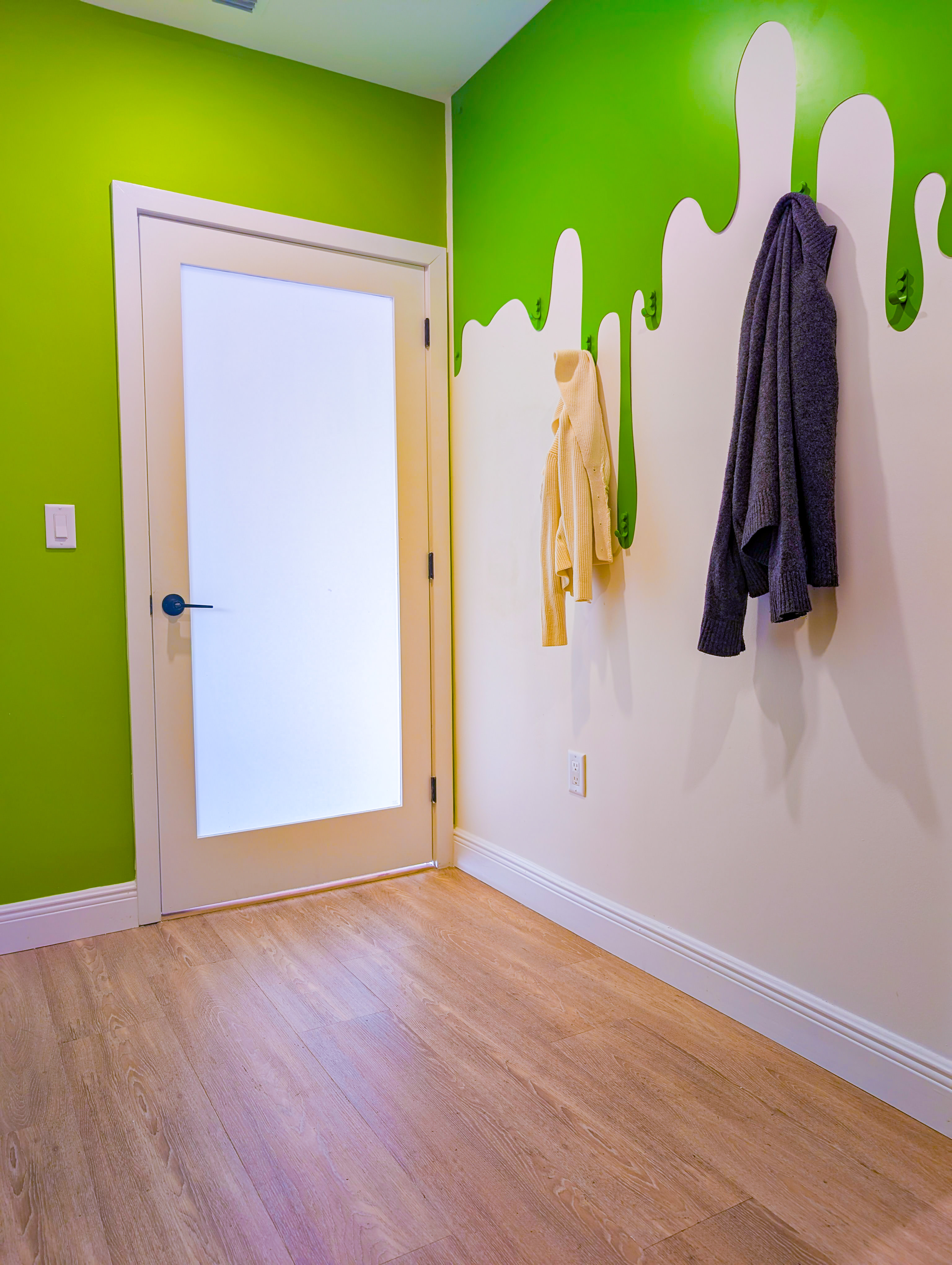 Slime-themed entry hall