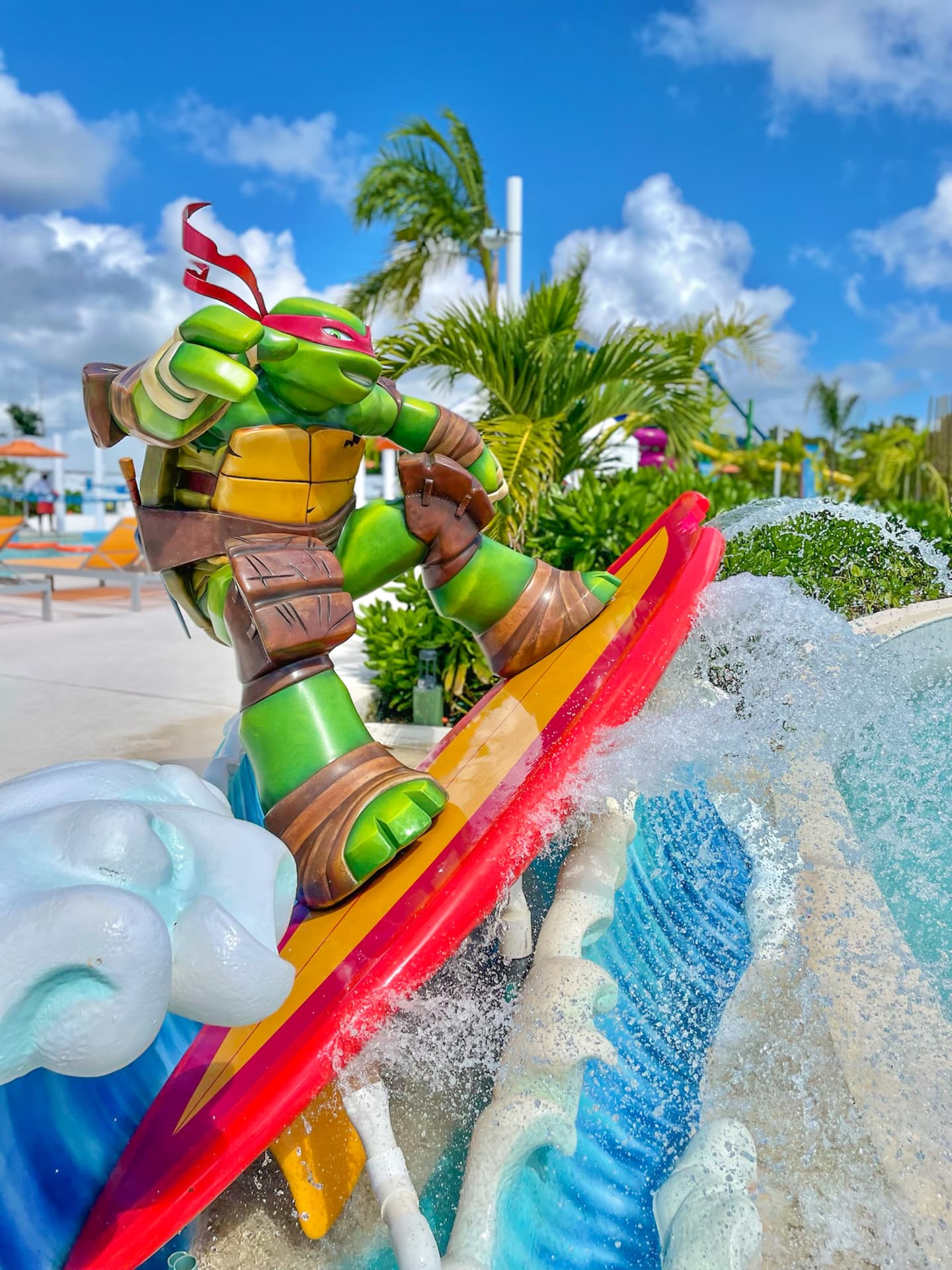 Teenage Mutant Ninja Turtles statue at AquaNick